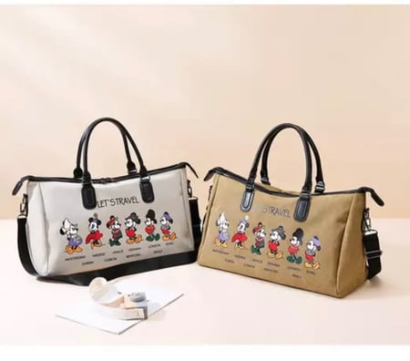 شنطة متعددة الاستخدامات برسومات شخصيات ديزني