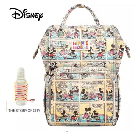 شنطة ديزني اصلية لاحتياجات الاطفال والمواليدمع اداة تسخين الرضعة