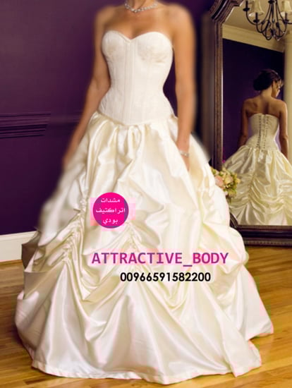 كورسيه لفستان الزفاف