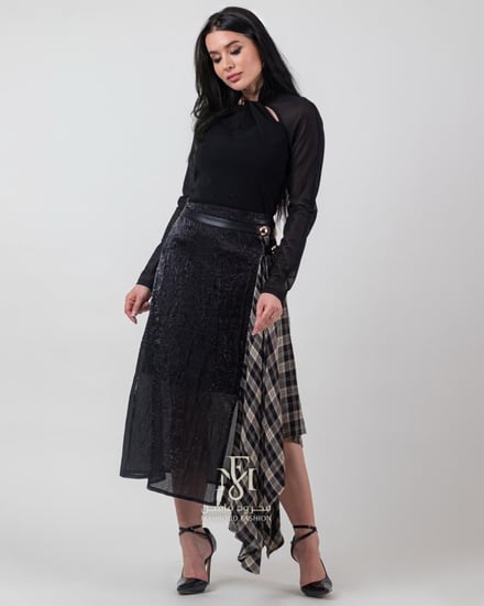 تيور اسود مع كاروهات