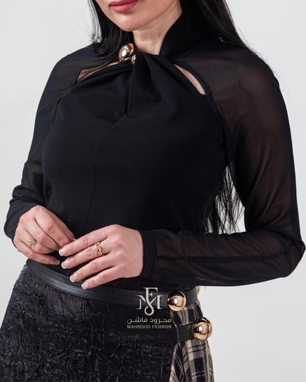 تيور اسود مع كاروهات