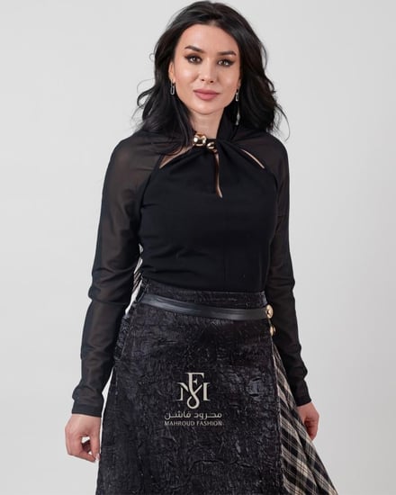 تيور اسود مع كاروهات