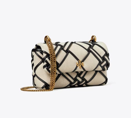 شنطة توري بورش ميني MINI KIRA WOVEN CANVAS