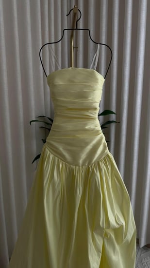 فستان ليموني انيق