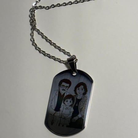 ميدالية معدنية فضية