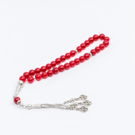 شراء سبحة حمراء الحجر برازيلي - أجمل سبحة