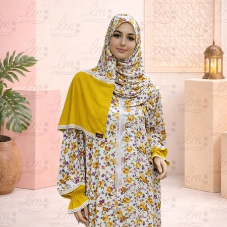 ثوب الصلاة سحاب - كلفه و قماش ساده