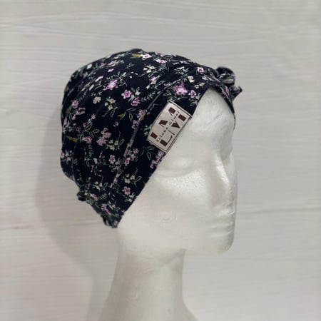 القبعه المبطنه - لون اسود مشجر