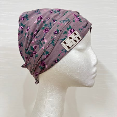 القبعه المبطنه - لون موف