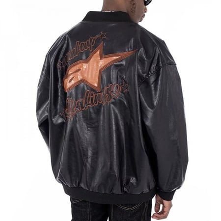 Vintage Black Leather Jacket