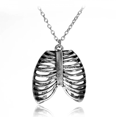 Rib cage necklace