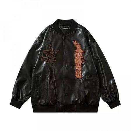 Vintage Black Leather Jacket