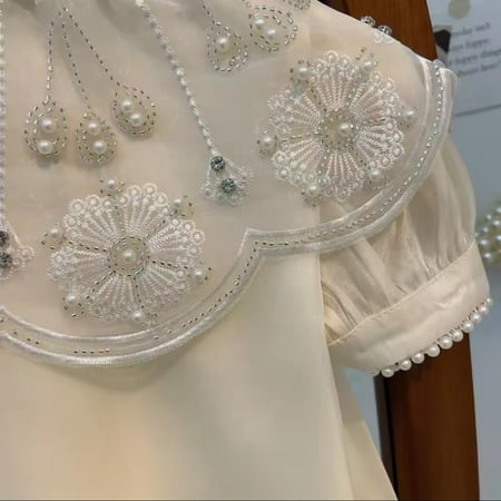 فستان الأميرة للفتيات الصغيرات فستان صيفي على الطراز الصيني ملابس للفتيات الصغيرات