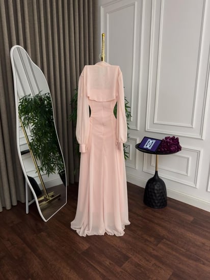 فستان ناعم شيفون كلوش