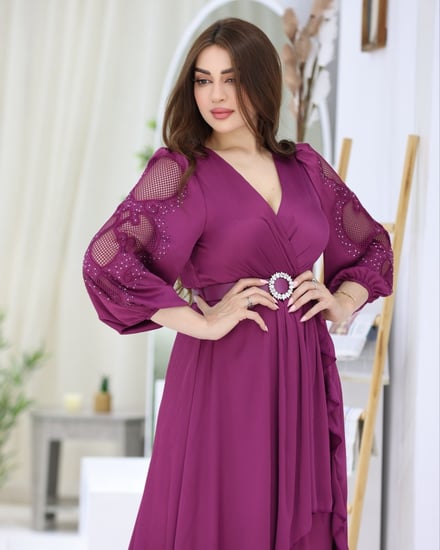 فستان بينك سواريه