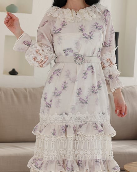 فستان مشجر طبقات