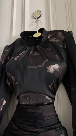 فستان  جورجيت مشجر