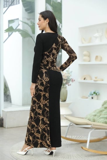 فستان لمعه ماسك