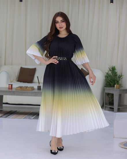 جلابيه مسكره بتمويجه أنيقه