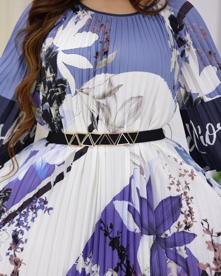 جلابيه مكسر بحزام وتشجيره