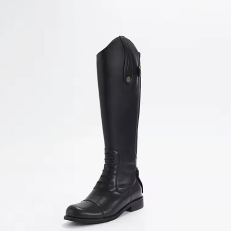 حذاء فروسية اسود