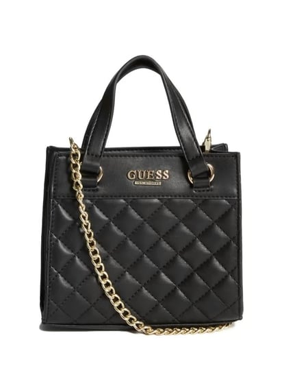 شنطه قيس حجم مني لون اسود كروس بدي و بهاندل قصير لون ذهبي