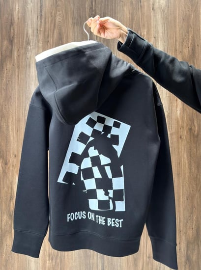 [ طلب مسبق] Black Oversized Hoodie | دبل كاب