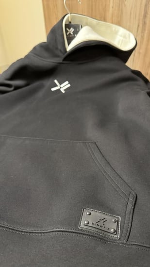 [ طلب مسبق] Black Oversized Hoodie | دبل كاب