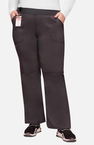 طقم سكراب كامل ماركة شيروكي ورك وير ريڤلوشن / Revolution by Cherokee Workwear Women's V-Neck Solid Scrub Top  /  Women's Elastic Waist Cargo Pocket Scrub Pant