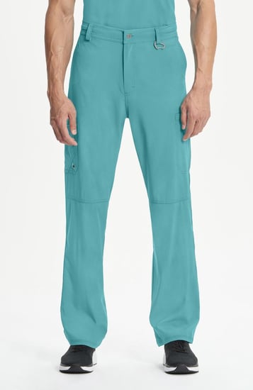 طقم سكراب كامل ماركة شروكي - إنفينيتي/ Cherokee Infinity - Men's V-Neck Solid Scrub Top / Men's Zip Fly Cargo Scrub Pant