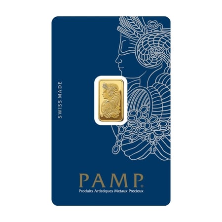 سبيكة ذهب PAMP سويسري وزن 2.5 جرام