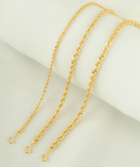 اسورة ذهب مبروم كبيرة ( عيار 18 )