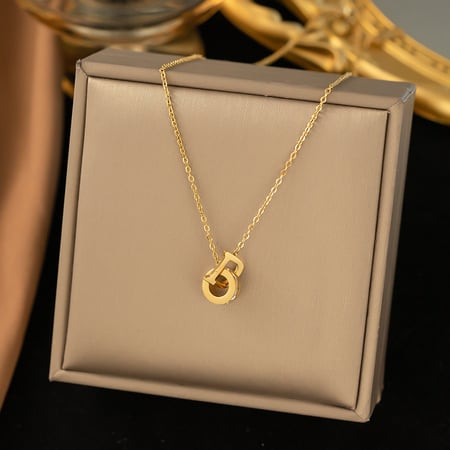 سلسال ليقنت ذهبي بتصميم  انيق