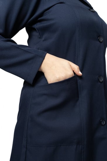 بالطو نسائي لون كحلي