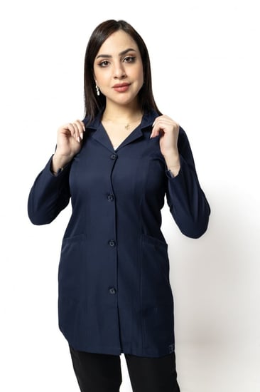 بالطو نسائي لون كحلي