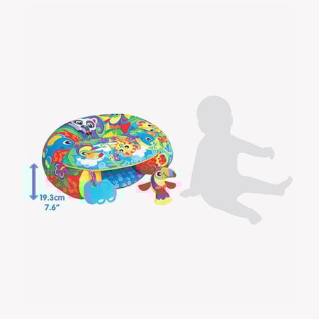 كرسي اللعب والدعم 2 في 1 "عش الاكتشاف" للرضع - خطوات آمنة نحو الجلوس!