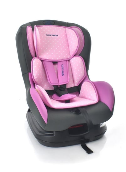 كرسي سيارة للجنسين لون  وردي