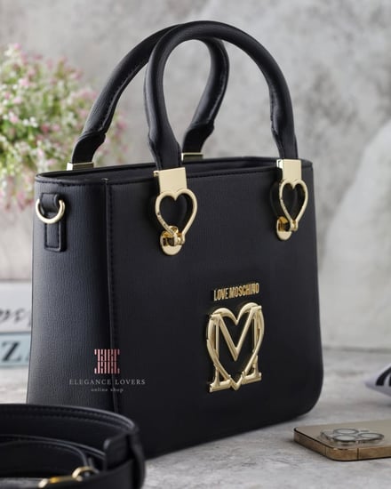 شنطة كتف/كروس ماركة لوف موسكينو - أسود