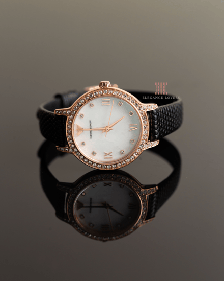 ساعة نسائية كريستال ماركة امبريو ارماني AR11485