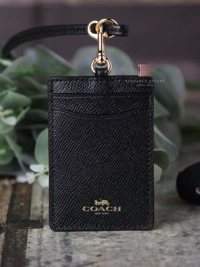 حامل بطاقات/كارد هولدر ماركة كوتش - Black ID Holder