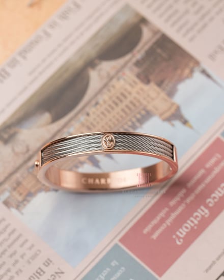 إسوارة مطلية ذهب ماركة شاريول - Foreve Bangle Rose Gold