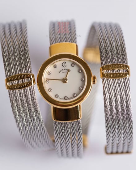 ساعة ألماس نسائية ماركة شاريول - Triple Strap