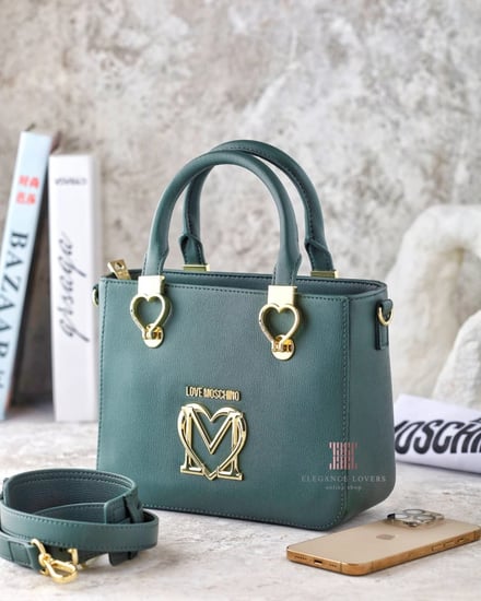 شنطة كتف/كروس ماركة لوف موسكينو - أخضر