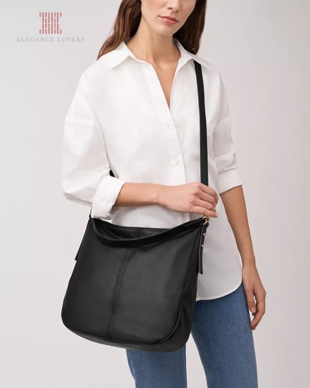 شنطة كتف ماركة فوسيل - Black Shoulder Bag