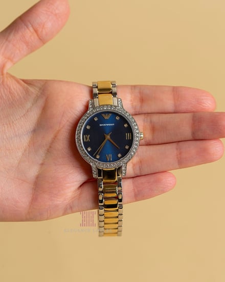 ساعة نسائية كريستال ماركة امبريو ارماني AR11576