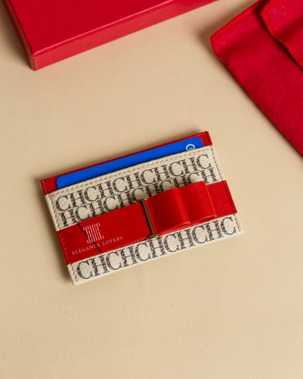 محفظة بطاقات ماركة كارولينا هيريرا White/Red Fionka
