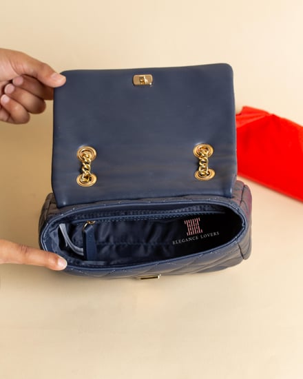 شنطة كروس ماركة فلنتينو - Mini Navy Blue