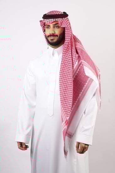 شماغ ملكي خاص أحمر غامق بصمة