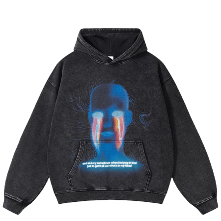 The crying hoodie