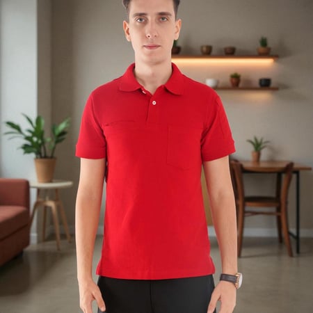 فنيلة بولو الهلال الأحمر السعودي 2024